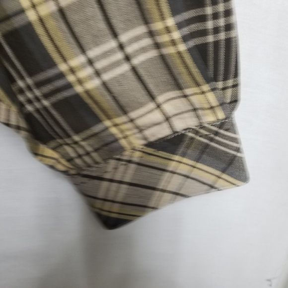 Method Button Down Shirt Mens Size XXL Tan Plaid - Picture 10 of 16